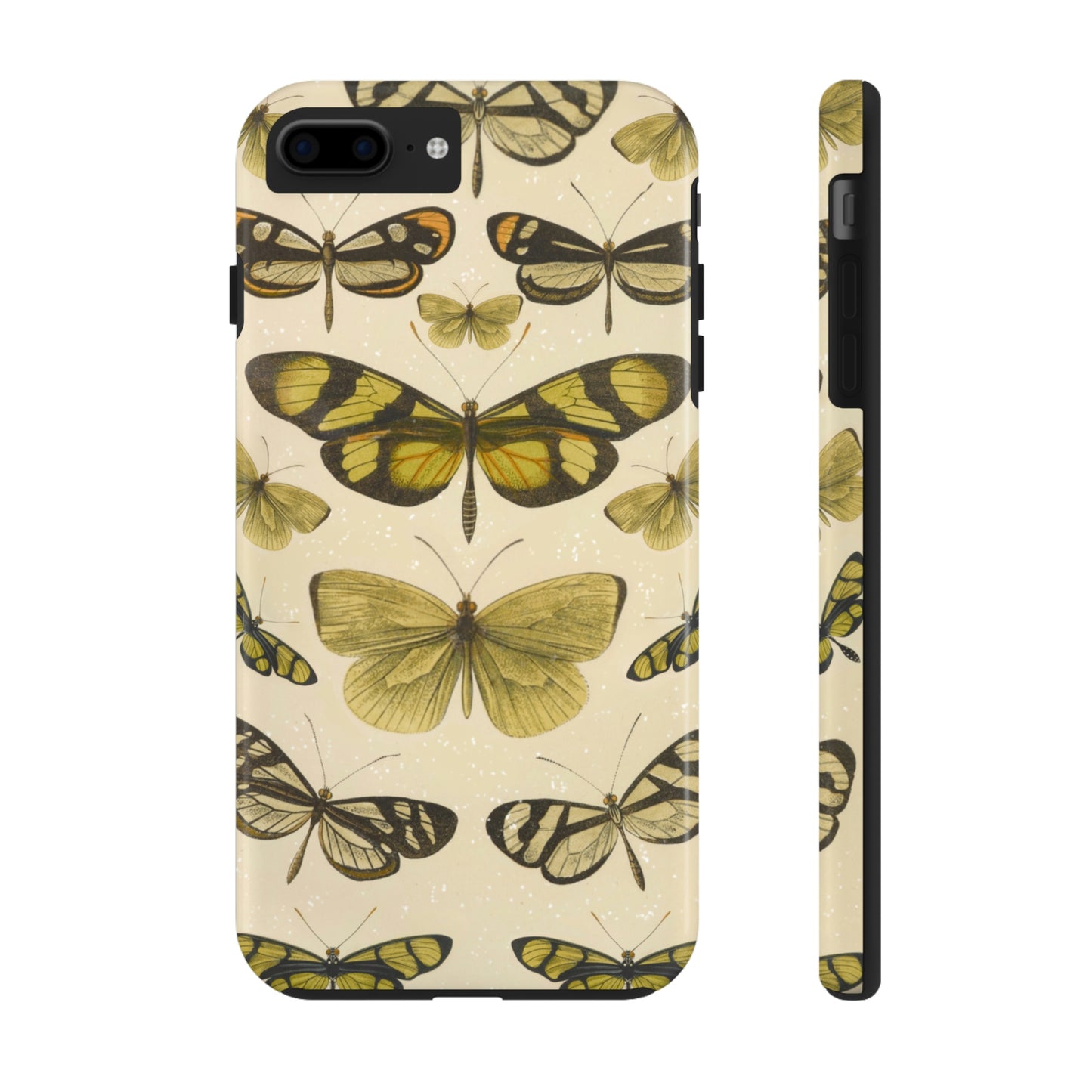 Yellow butterfly Tough Phone Cases