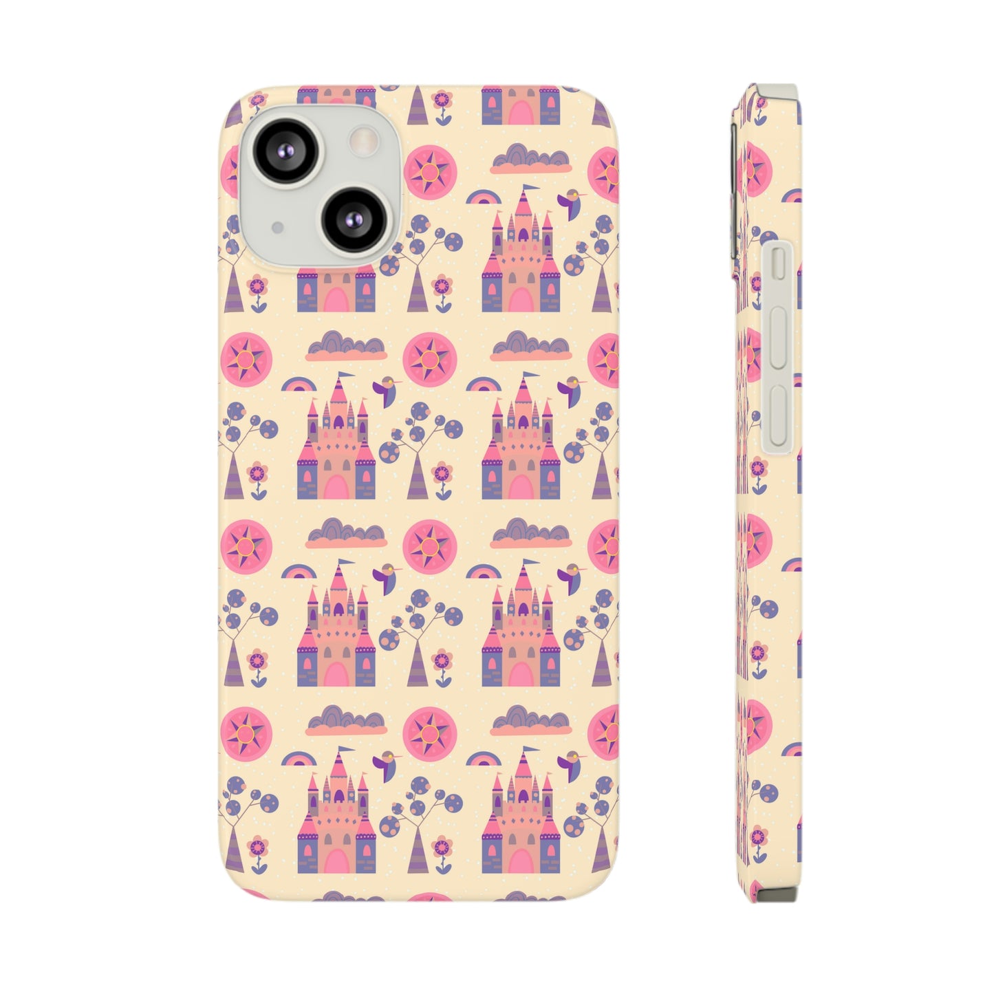 Cute Castle Pattern Slim Phone Cases, Case-Mate